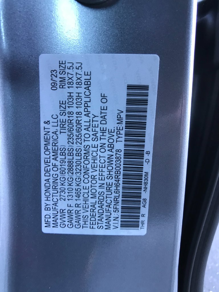 Certified 2024 Honda Odyssey EX-L image 18