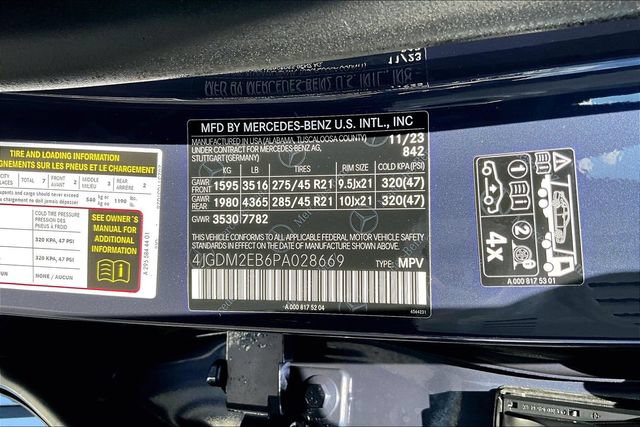 Certified 2023 Mercedes-Benz EQS 450+ 4MATIC SUV image 28