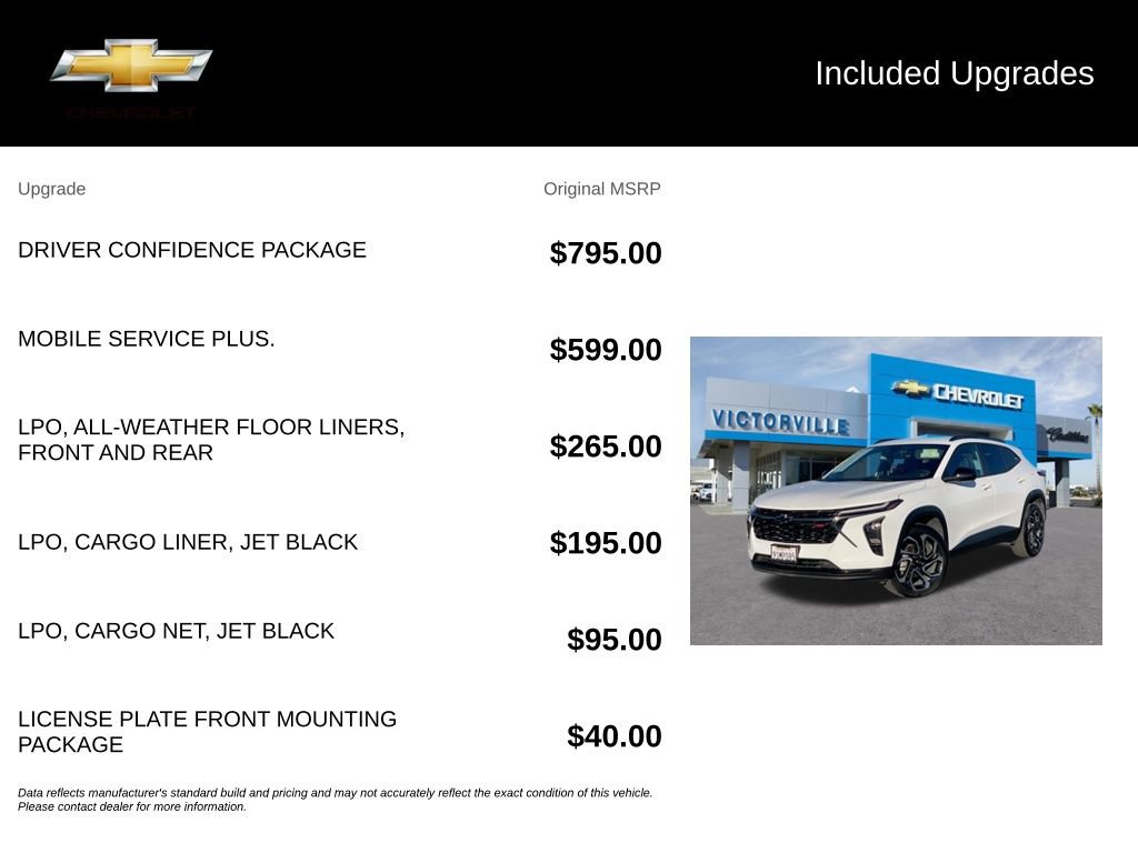 Used 2025 Chevrolet Trax RS w/ Driver Confidence Package FWD image 5