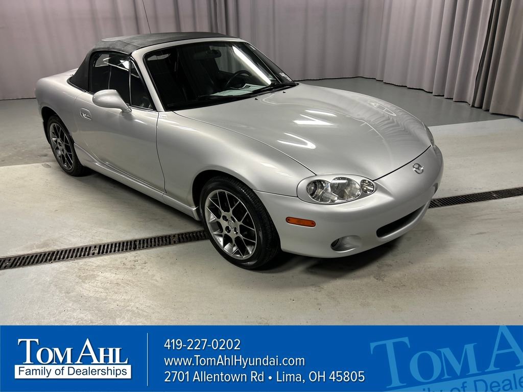 Used 2004 MAZDA MX-5 Miata w/ Cloth Azure Blue Pkg