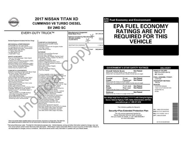 Used 2017 Nissan Titan SV RWD image 32
