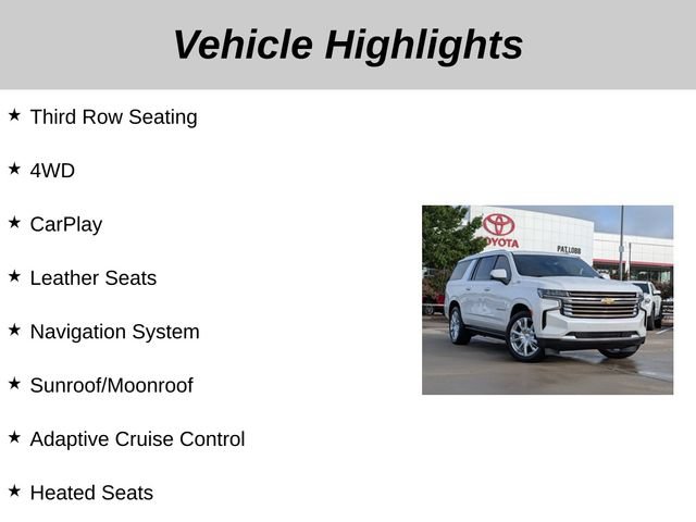 Used 2024 Chevrolet Suburban High Country w/ Max Trailering Package AWD/4WD image 5