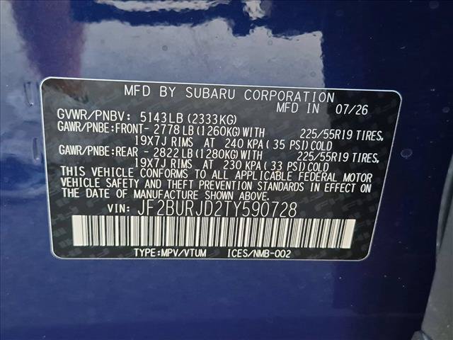 New 2026 Subaru Outback Touring XT AWD/4WD image 18
