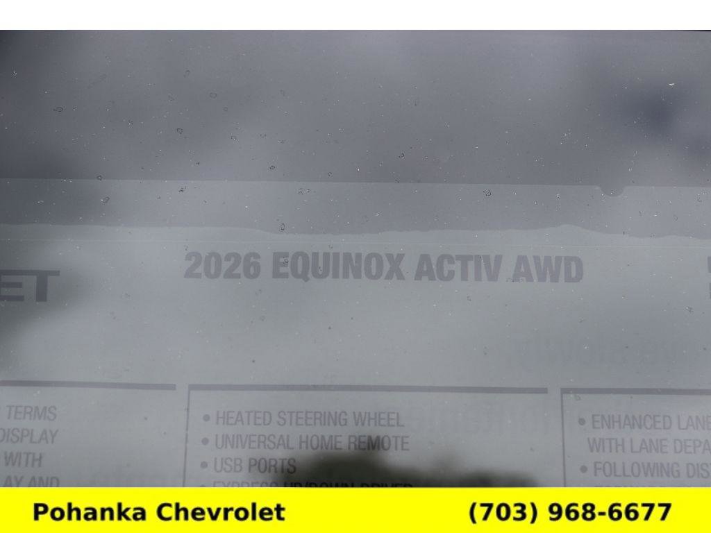 New 2026 Chevrolet Equinox ACTIV AWD/4WD image 28