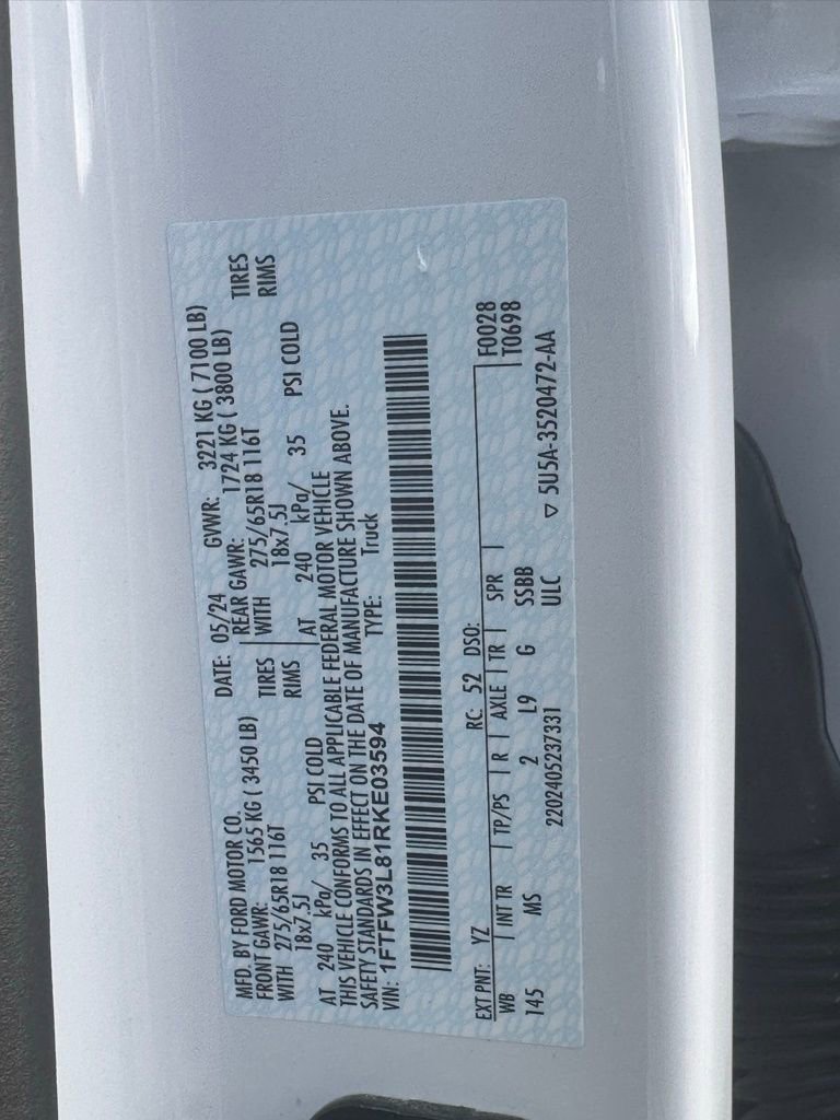 Used 2024 Ford F150 XLT w/ Tow/Haul Package image 34