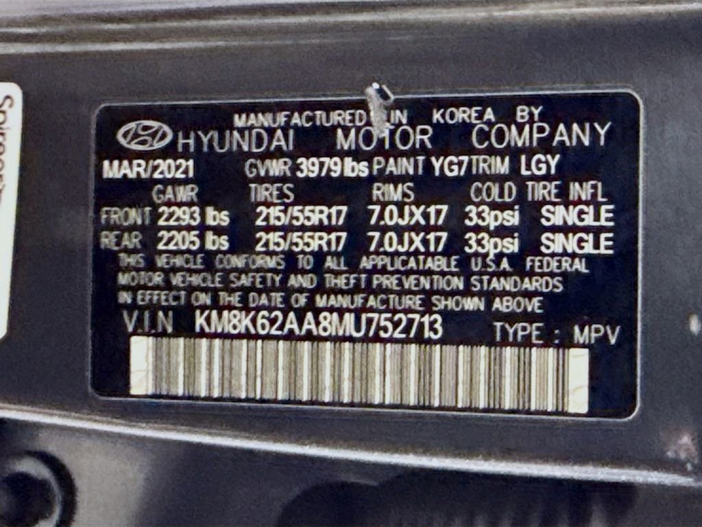 Used 2021 Hyundai Kona SEL Plus FWD image 36