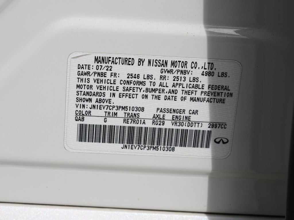Certified 2023 INFINITI Q50 Sensory RWD image 42