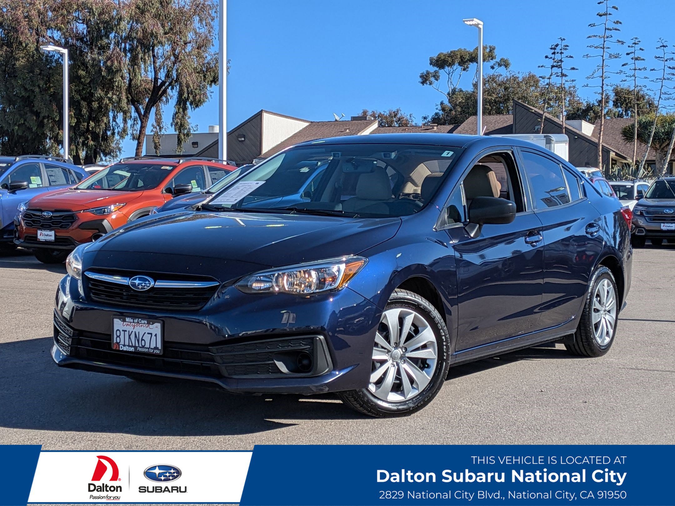 Certified 2020 Subaru Impreza 2.0i