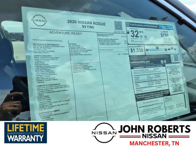 New 2026 Nissan Rogue SV image 17