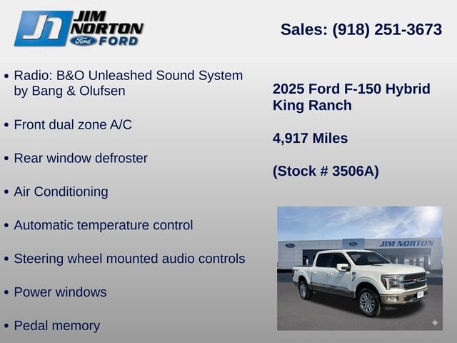Used 2025 Ford F150 King Ranch w/ FX4 Off-Road Package image 14