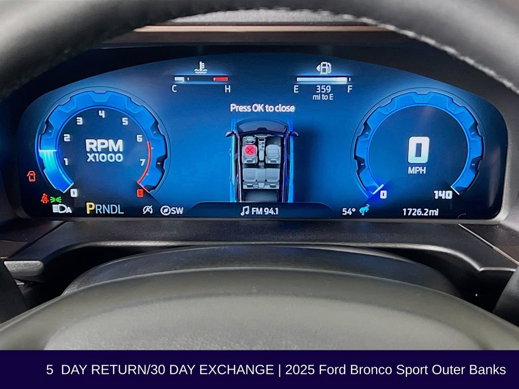 Used 2025 Ford Bronco Sport Outer Banks AWD/4WD image 16
