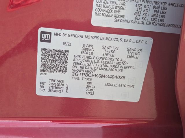 Used 2021 GMC Sierra 1500 Elevation RWD image 36