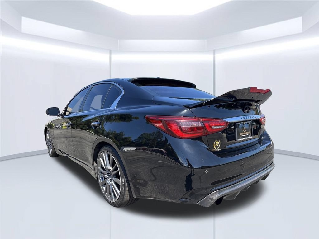 Used 2018 INFINITI Q50 Red Sport 400 AWD/4WD image 3