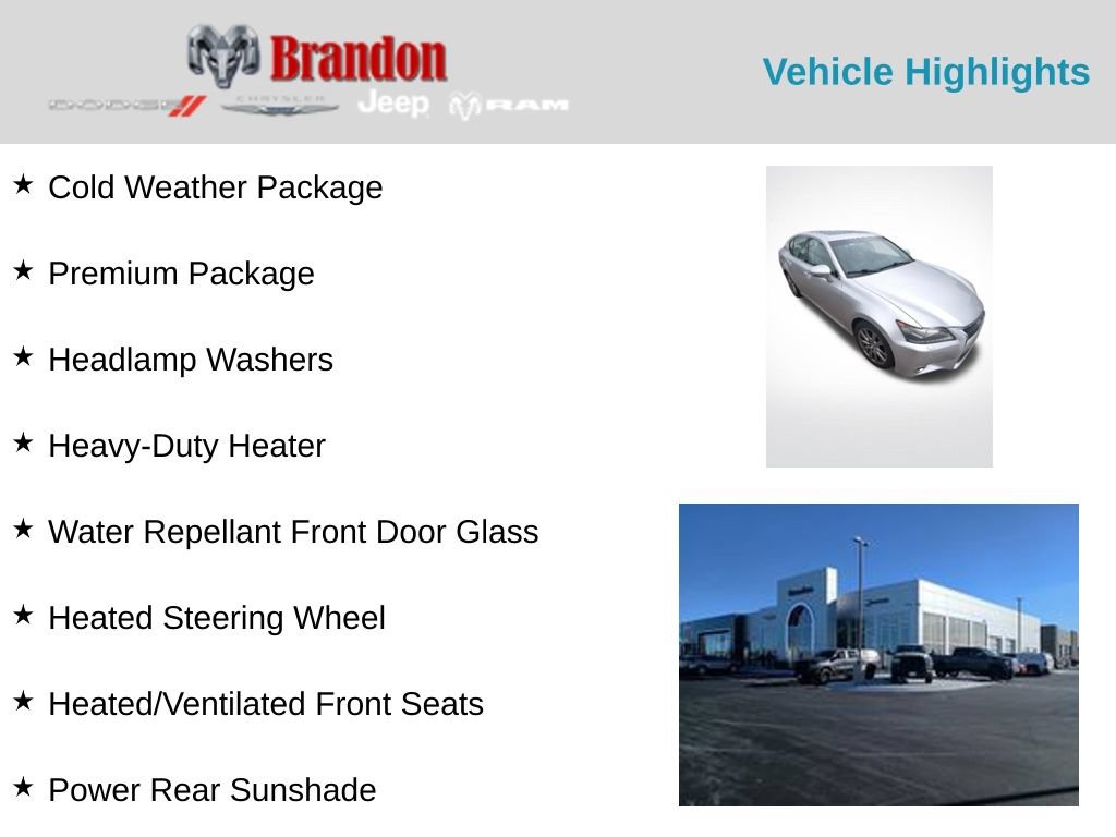 Used 2013 Lexus GS 350 AWD w/ Premium Pkg image 2