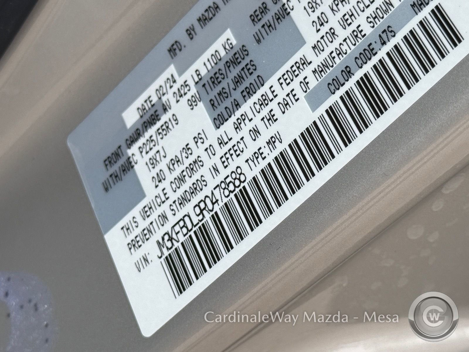 Used 2024 MAZDA CX-5 AWD 2.5 S w/ Premium Package image 35