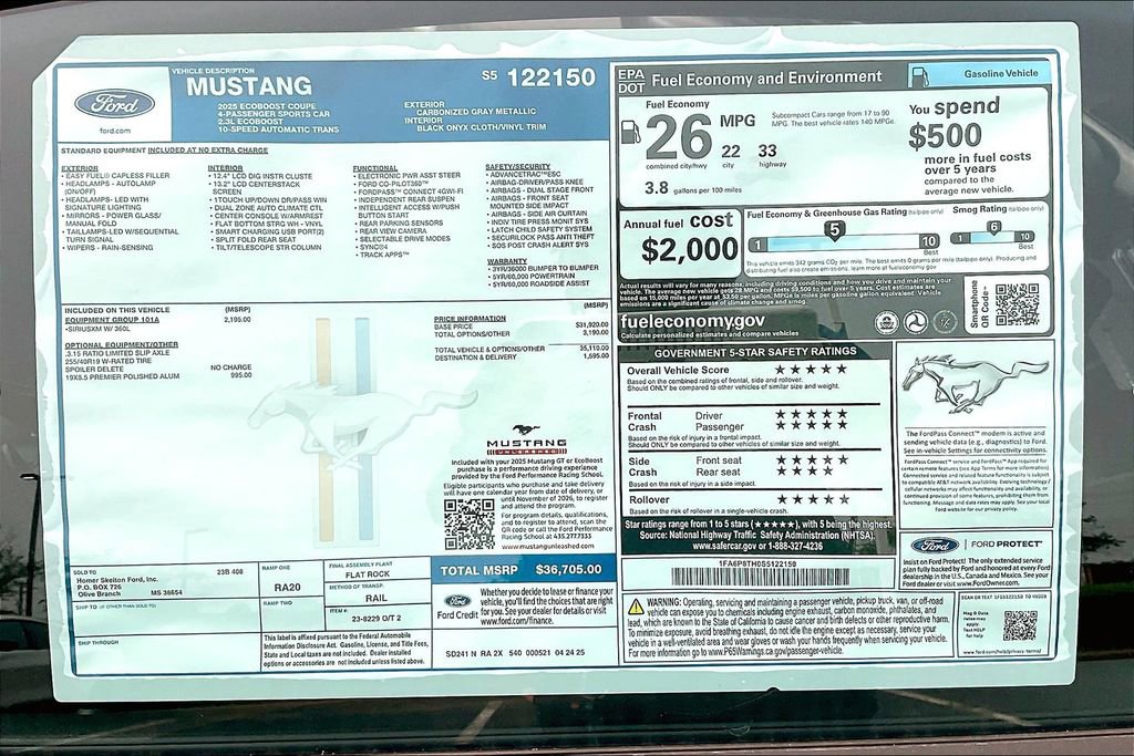 New 2025 Ford Mustang Coupe image 14