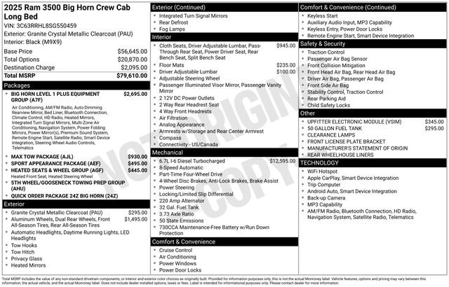 Used 2025 RAM 3500 Big Horn image 31
