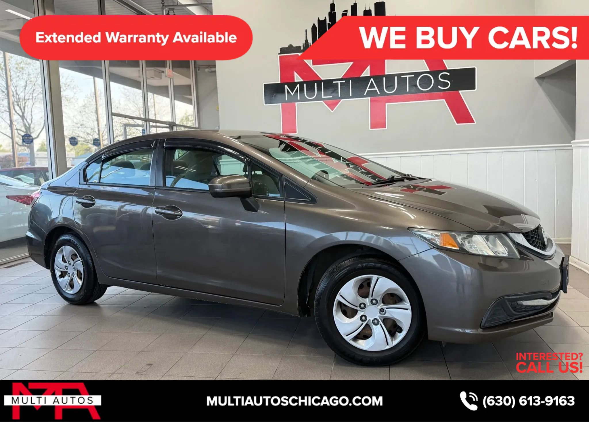 Used 2014 Honda Civic LX image 2
