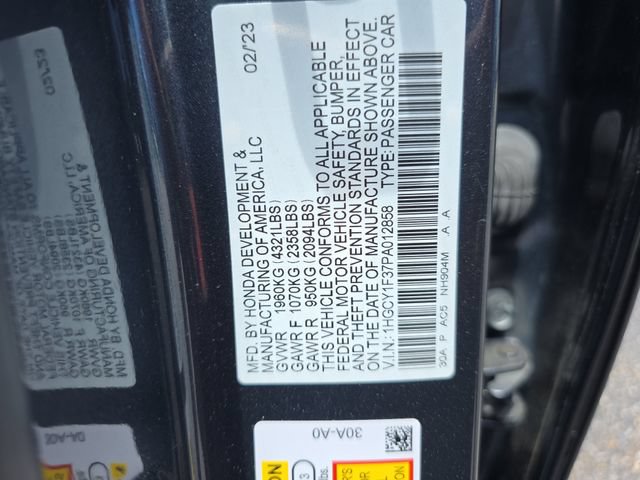 Used 2023 Honda Accord EX image 35