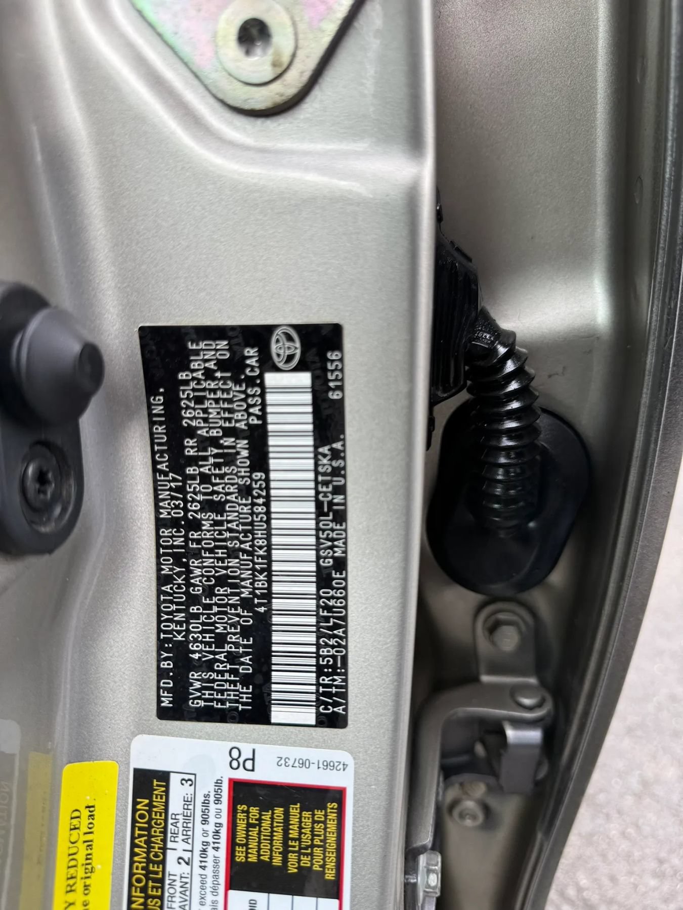 Used 2017 Toyota Camry XSE FWD image 35