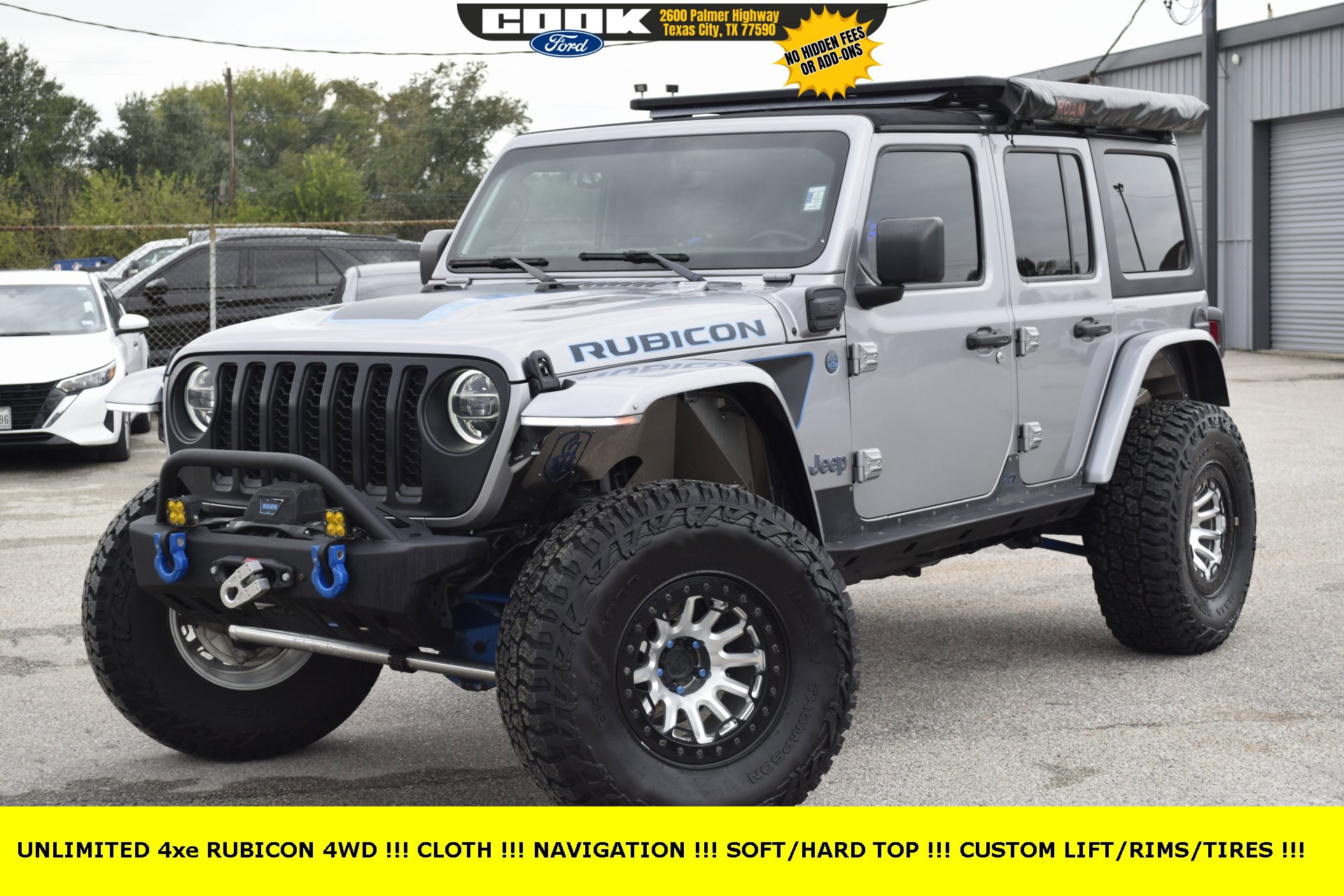 Used 2021 Jeep Wrangler Unlimited Rubicon 4xe image 1