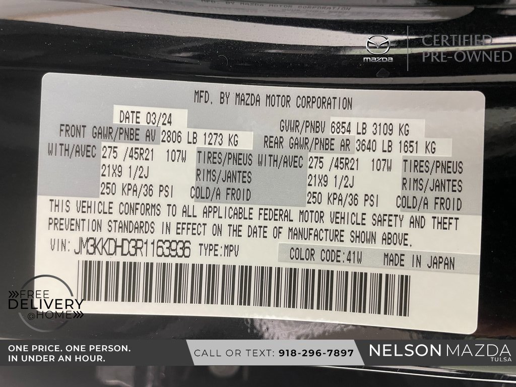 Used 2024 MAZDA CX-90 3.3 Turbo w/ Premium Package image 53