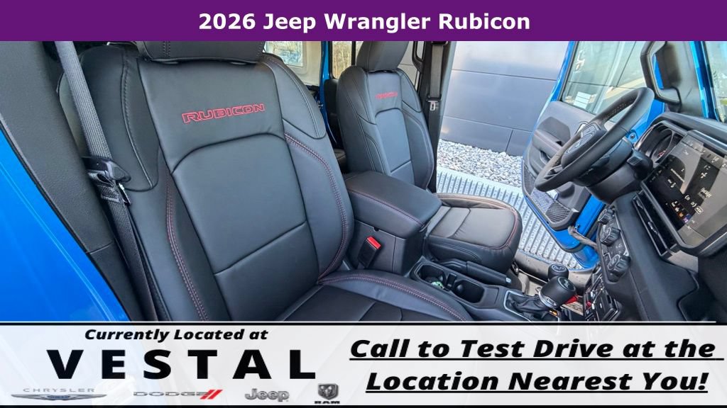 New 2026 Jeep Wrangler Unlimited Rubicon w/ Whitecap Package AWD/4WD image 38