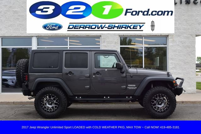 Used 2017 Jeep Wrangler Unlimited Sport w/ Quick Order Package 24S AWD/4WD image 3