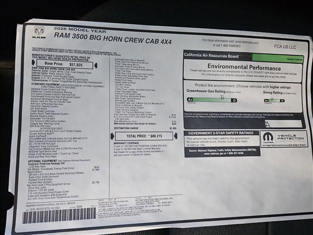 New 2026 RAM 3500 Big Horn image 18