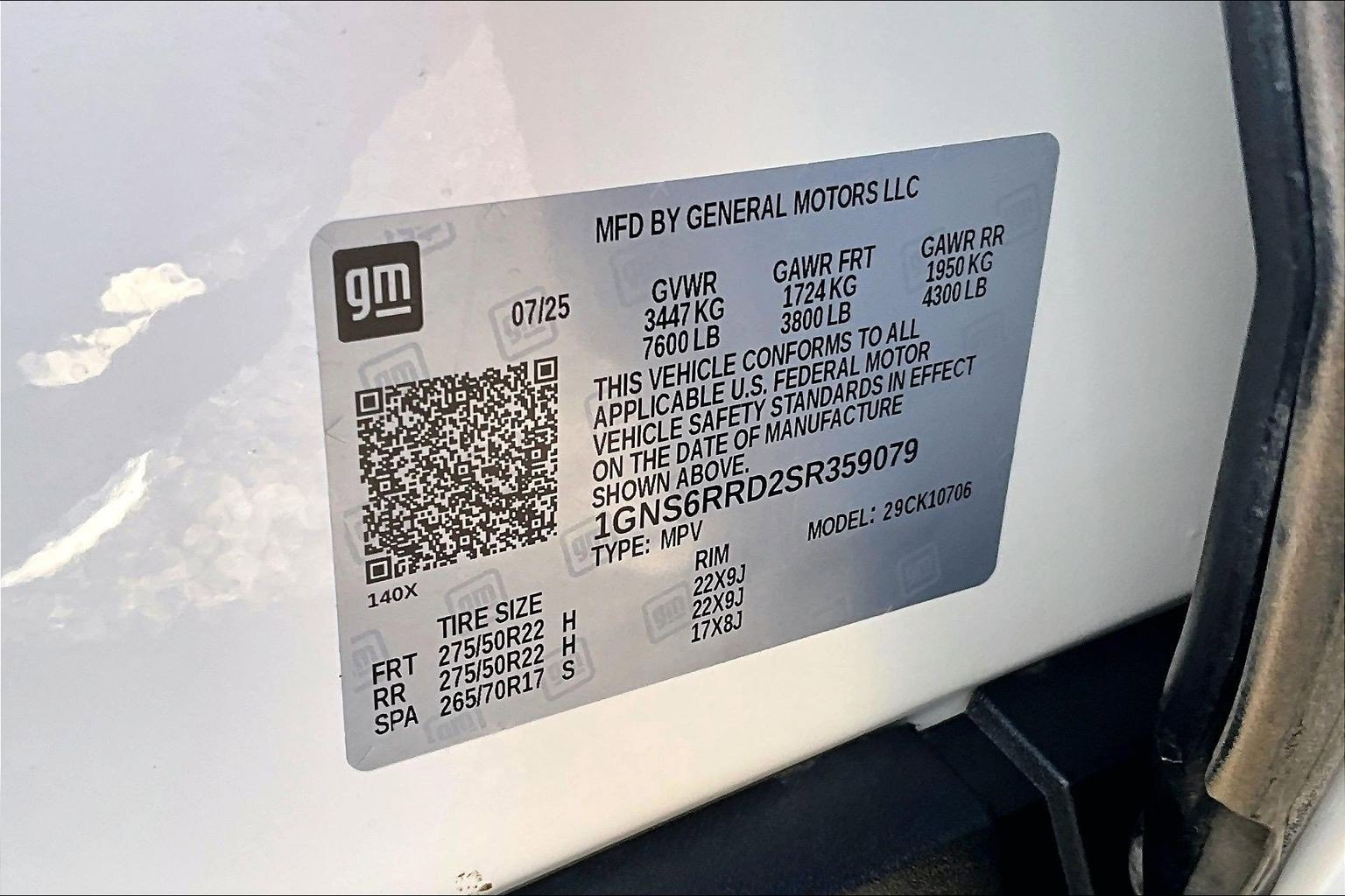 Used 2025 Chevrolet Tahoe RST w/ Comfort Package image 35