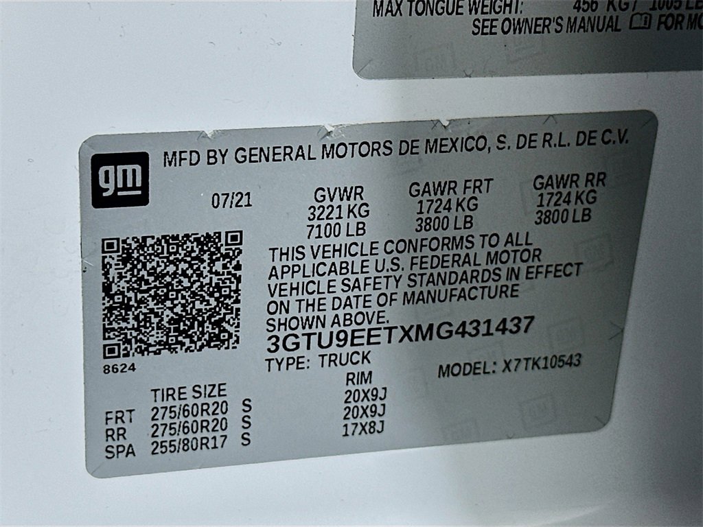 Used 2021 GMC Sierra 1500 AT4 image 31