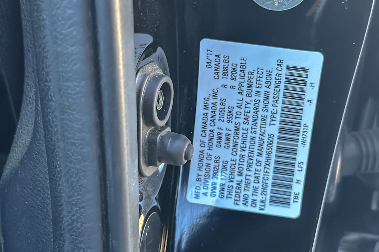 Used 2017 Honda Civic EX-L image 26