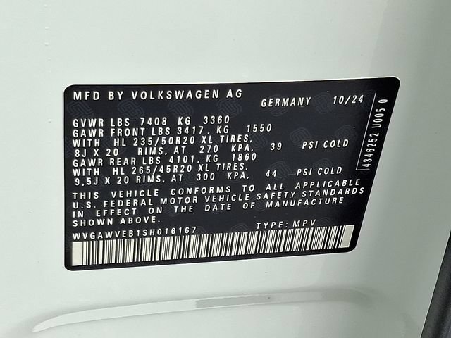 New 2025 Volkswagen ID. Buzz Pro S RWD image 16