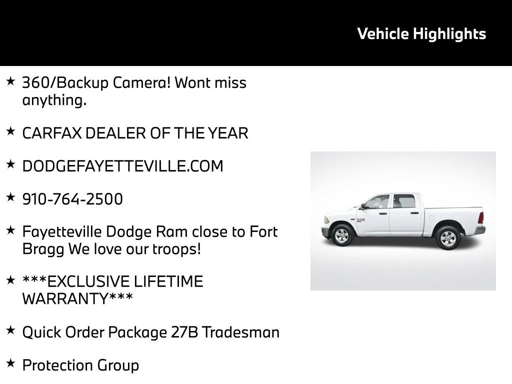 Used 2022 RAM 1500 Tradesman w/ Chrome Appearance Group AWD/4WD image 5