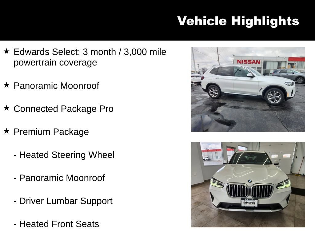 Used 2023 BMW X3 xDrive30i w/ Premium Package image 9