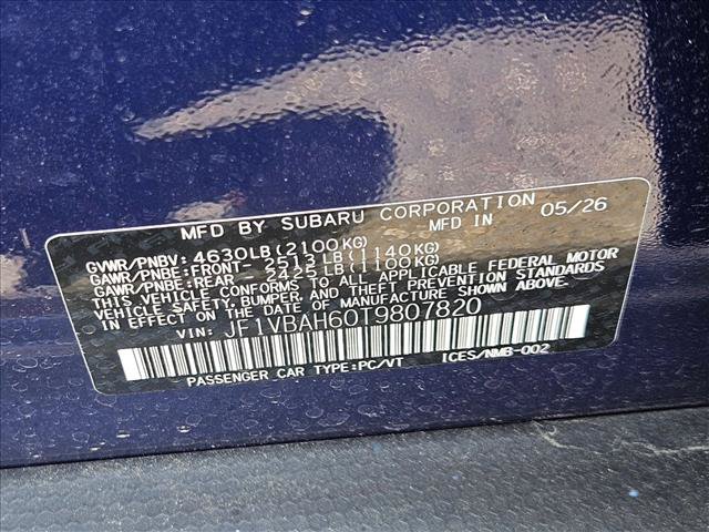New 2026 Subaru WRX Premium AWD/4WD image 17