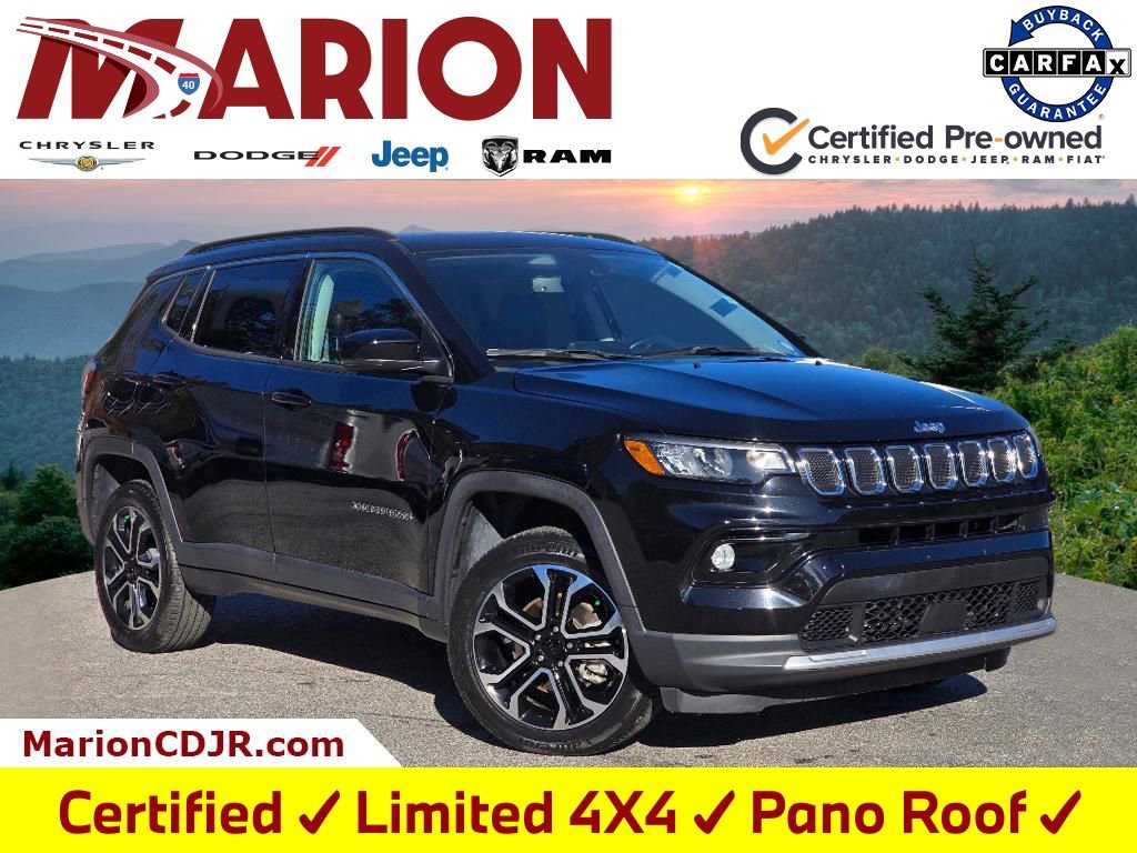 Used 2022 Jeep Compass Limited w/ Sun and Sound Group