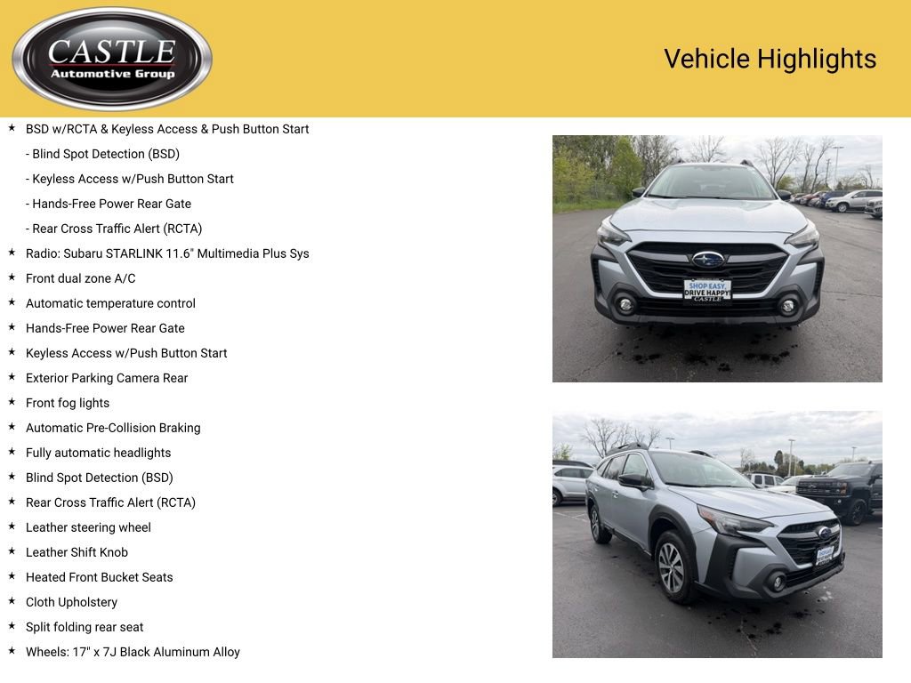 Certified 2023 Subaru Outback Premium AWD/4WD image 4