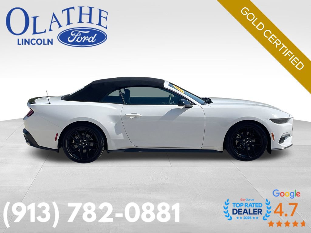 Certified 2025 Ford Mustang Convertible w/ Mustang Nite Pony Package RWD image 8