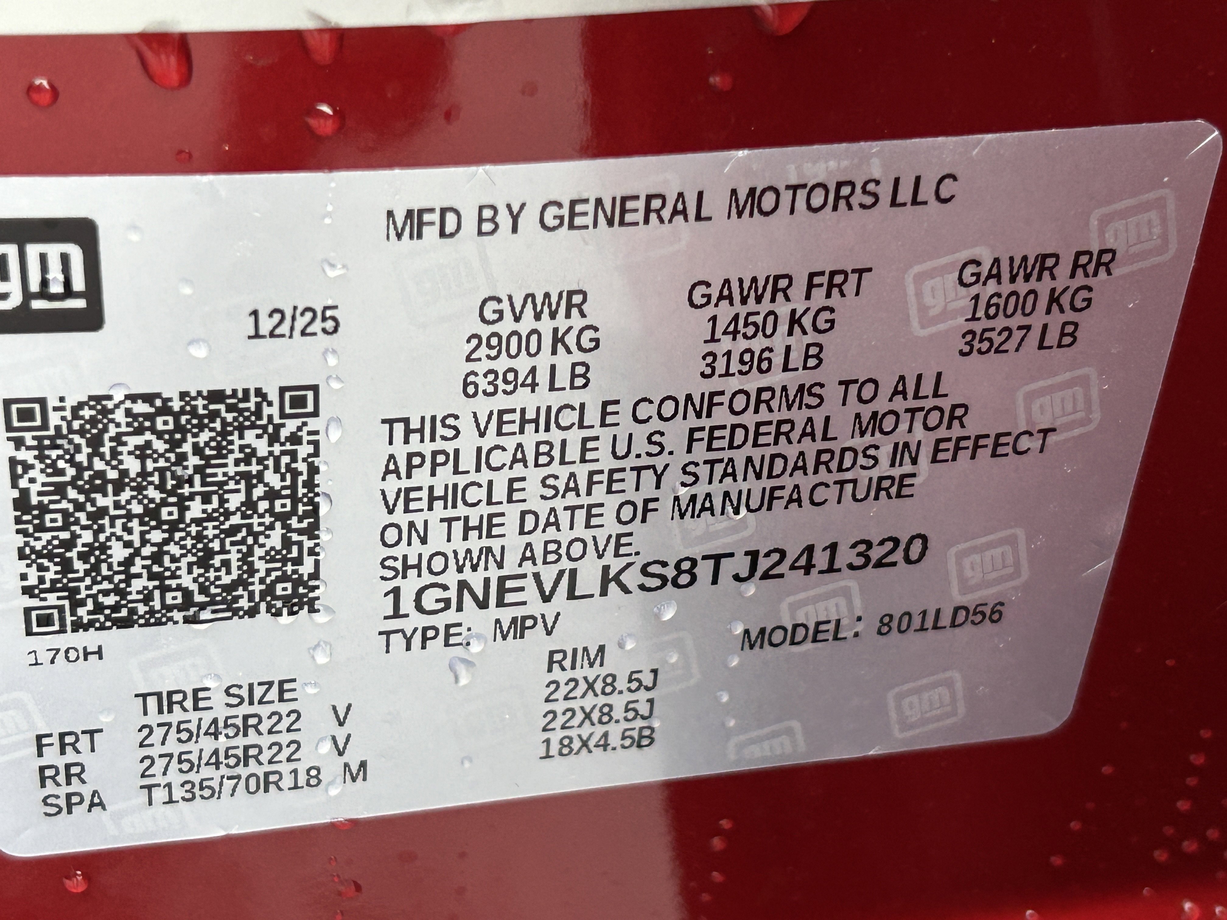 New 2026 Chevrolet Traverse RS w/ LPO, Floor Liner Package image 29