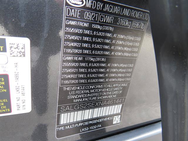Used 2022 Land Rover Range Rover P525 Westminster Edition AWD/4WD image 8