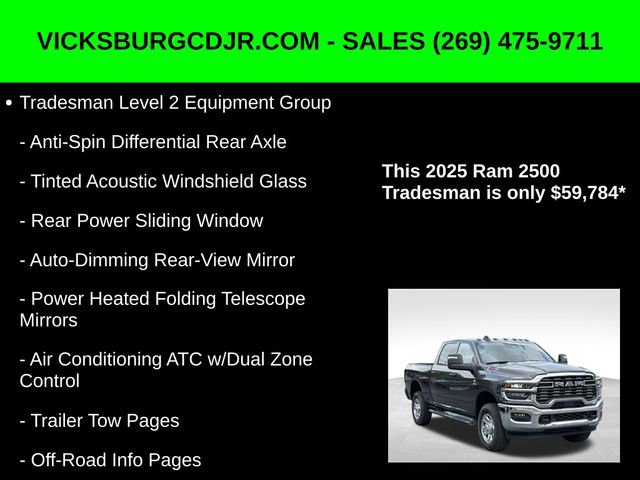 New 2025 RAM 2500 Tradesman image 11