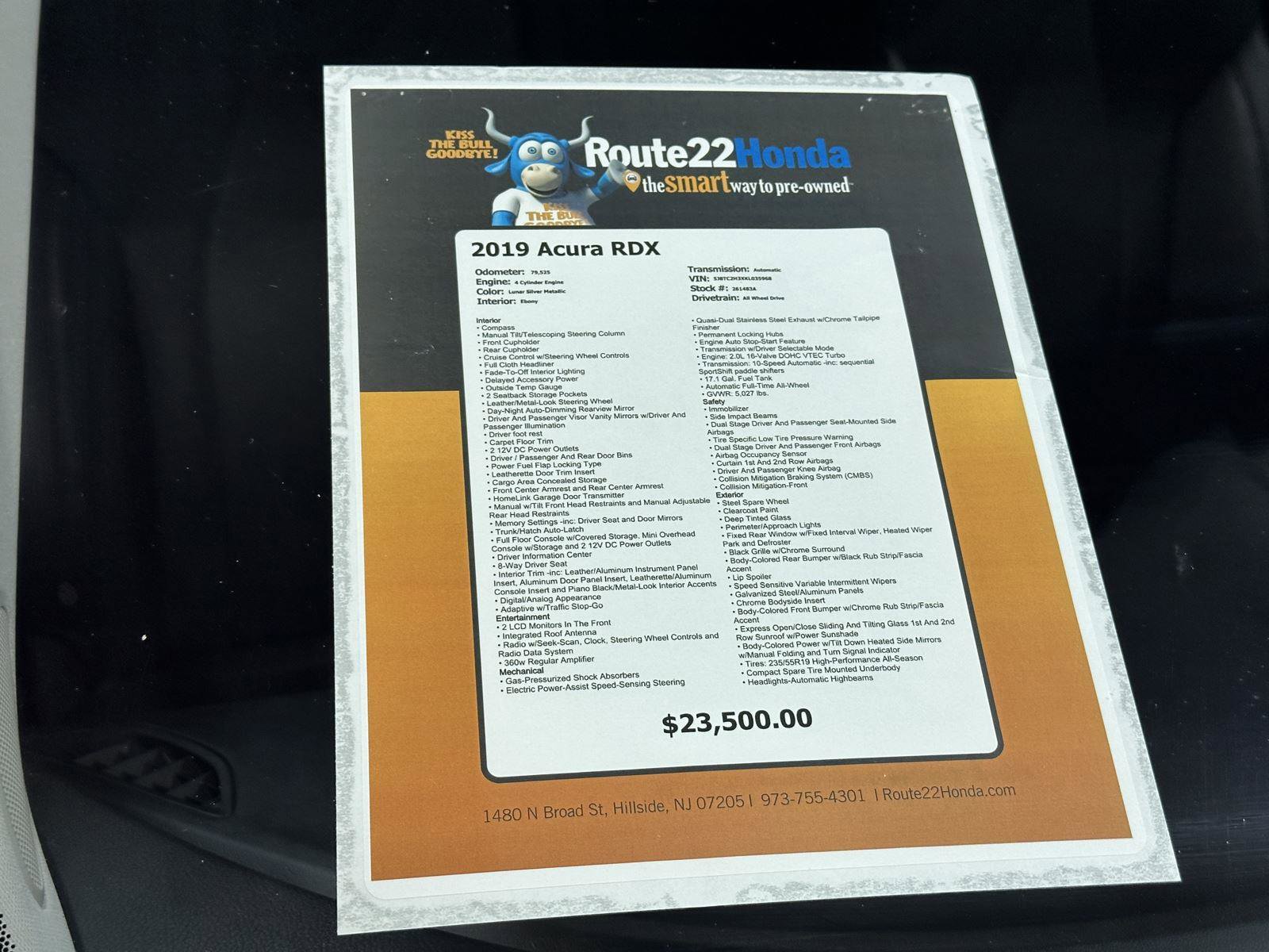 Used 2019 Acura RDX AWD image 40