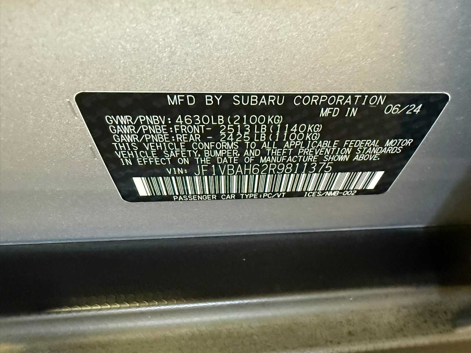 Certified 2024 Subaru WRX Premium AWD/4WD image 38