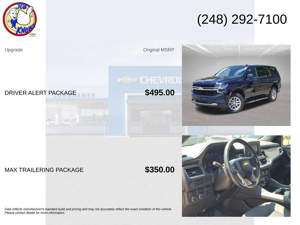 Certified 2022 Chevrolet Tahoe LS w/ Driver Alert Package AWD/4WD image 5