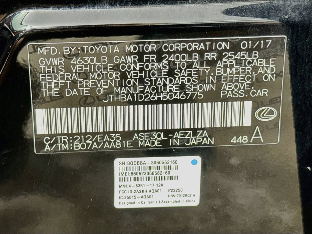 Used 2017 Lexus IS 200t F Sport w/ F Sport Package RWD image 40