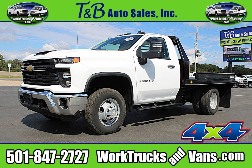 Used 2024 Chevrolet Silverado 3500 W/T w/ Snow Plow Prep Package image 1