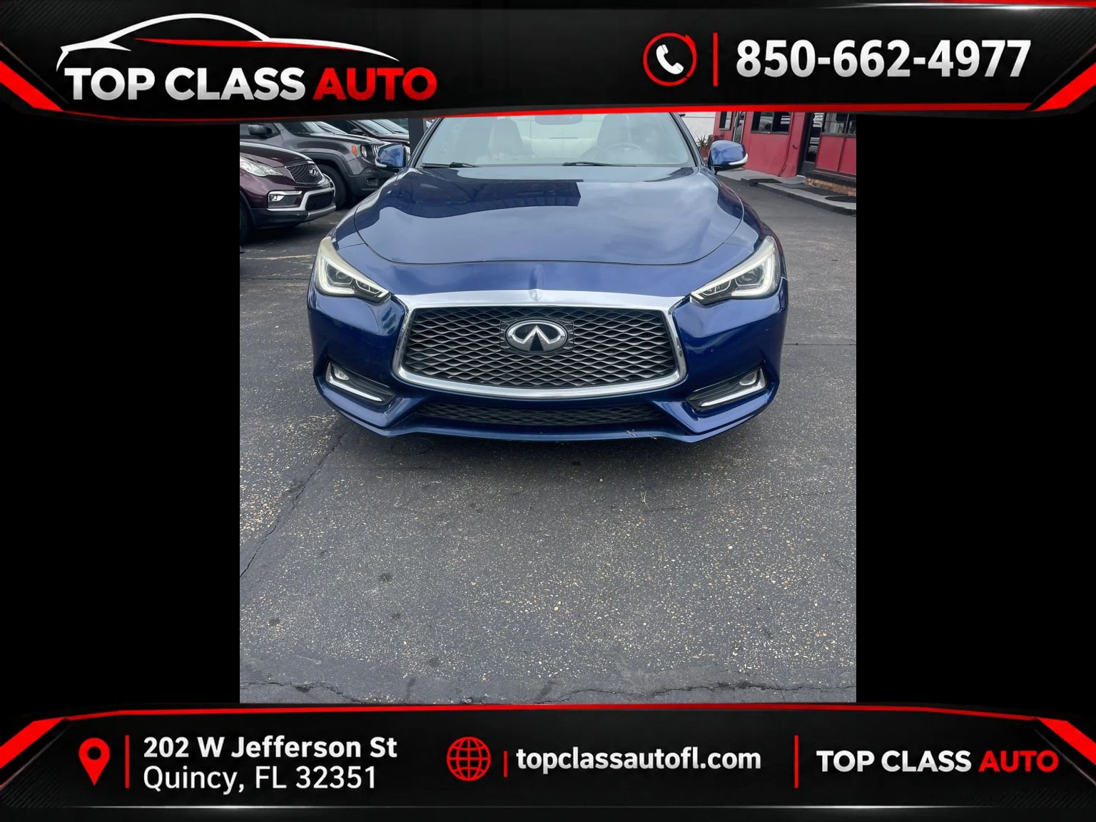 Used 2017 INFINITI Q60 3.0t w/ Premium Plus Package 3.0T RWD image 2