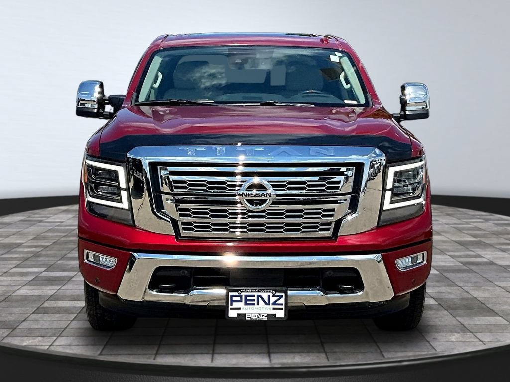 Used 2021 Nissan Titan SL w/ Moonroof Package AWD/4WD image 2