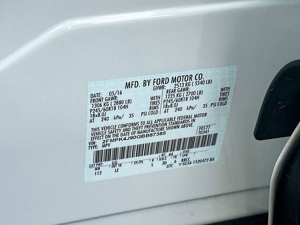 Used 2016 Ford Edge SEL w/ Equipment Group 201A AWD/4WD image 30